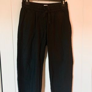 J. Crew linen cropped joggers